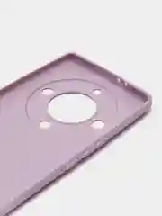 Фиолетовый чехол для Honor X9a 5G/Magic5 Lite силиконовый Broscorp, матовый, c бортиком-защитой камер
