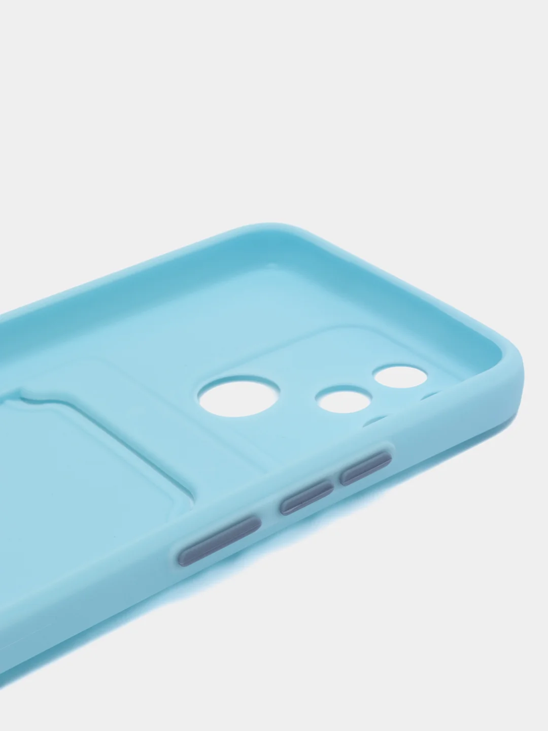 Ледяной чехол Realme C21Y Realme C25Y Реалми С21у С25у с карманом для карт, прозрачный