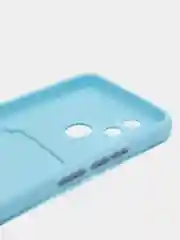 Ледяной чехол Realme C21Y Realme C25Y Реалми С21у С25у с карманом для карт, прозрачный