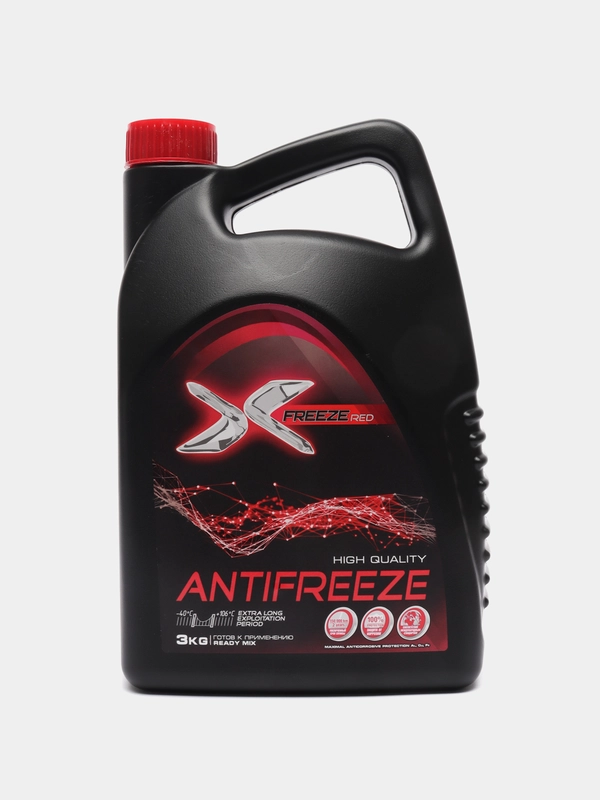 Антифриз X-Freeze "Red", -40С, красный, 3 кг