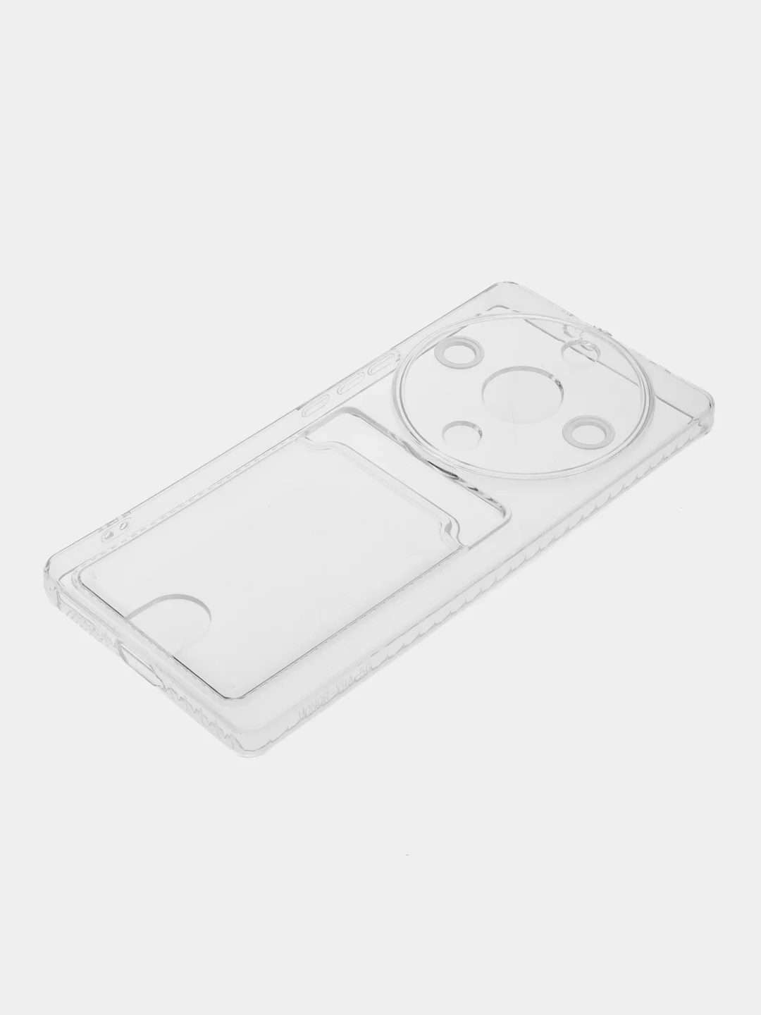 Прозрачный чехол для Honor X9a и Honor Magic5 Lite силиконовый BROSCORP, с кармашком и защитой камер