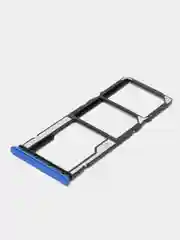 Синий держатель сим карты / Сим Лоток / Контейнер SIM для Xiaomi Redmi 10A / Redmi 9A / Redmi 9C