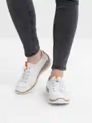 Белый кроссовки женские Rieker