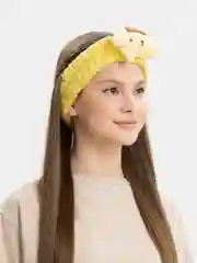 Желтый повязка косметическая на голову, плюшевая "Hello Kitty", Kuromi, My Melody, 4 вида