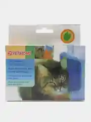 Серый расческа для кошек с кошачьей мятой, чесалка угловая