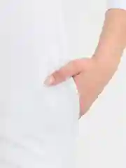 Белый платье туника спортивное хлопковое