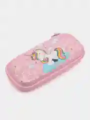 Красный пенал школьный с 3D/Д рисунком, для мальчиков и девочек, жесткий твердый каркас