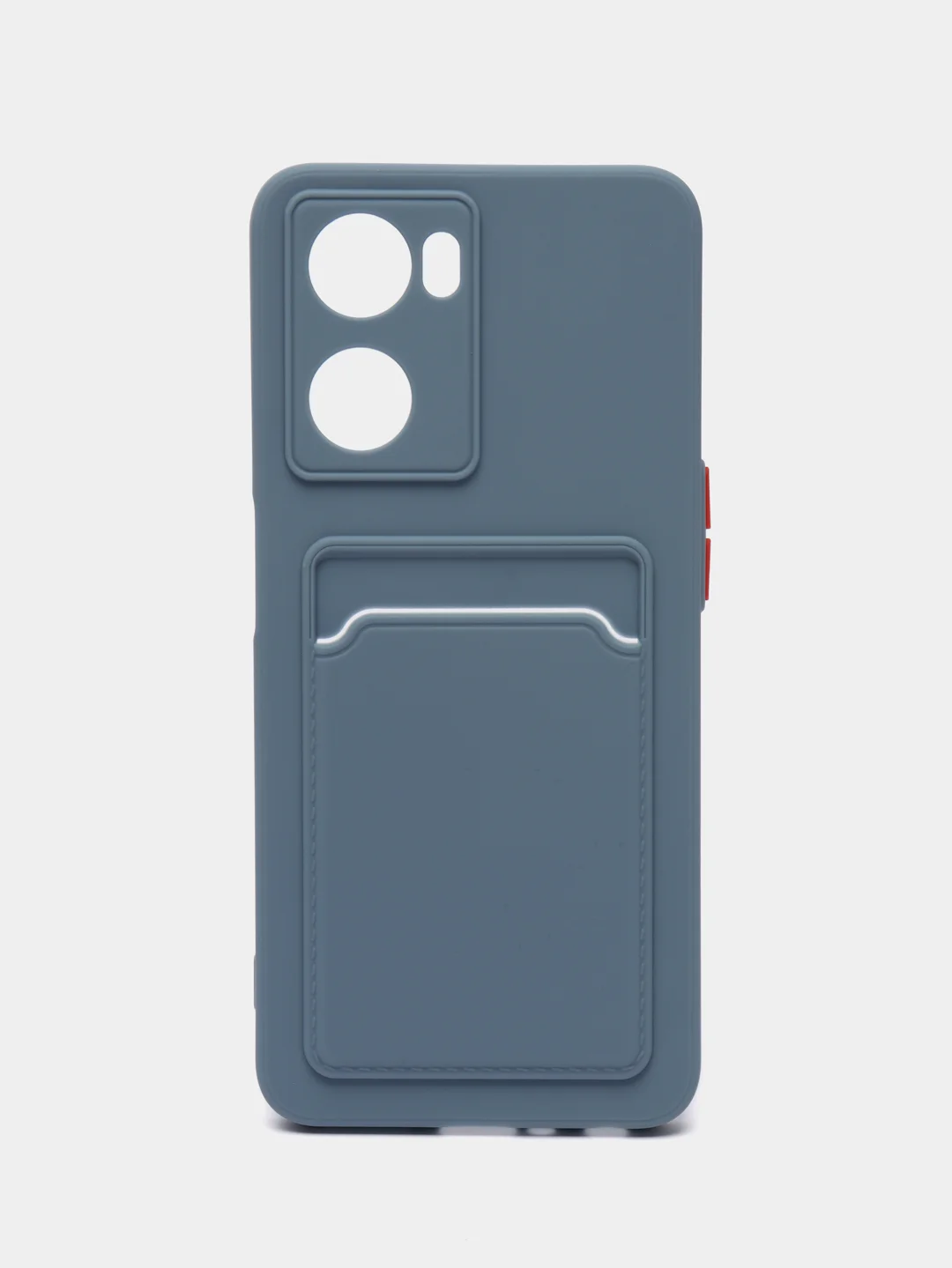 Синий меланж чехол для Oppo A57S, Oppo A77, A77S 4G (Оппо А57С, А77, А77С 4 Джи), силиконовый