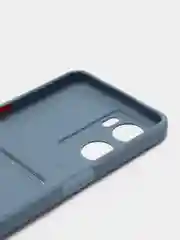Синий меланж чехол для Oppo A57S, Oppo A77, A77S 4G (Оппо А57С, А77, А77С 4 Джи), силиконовый