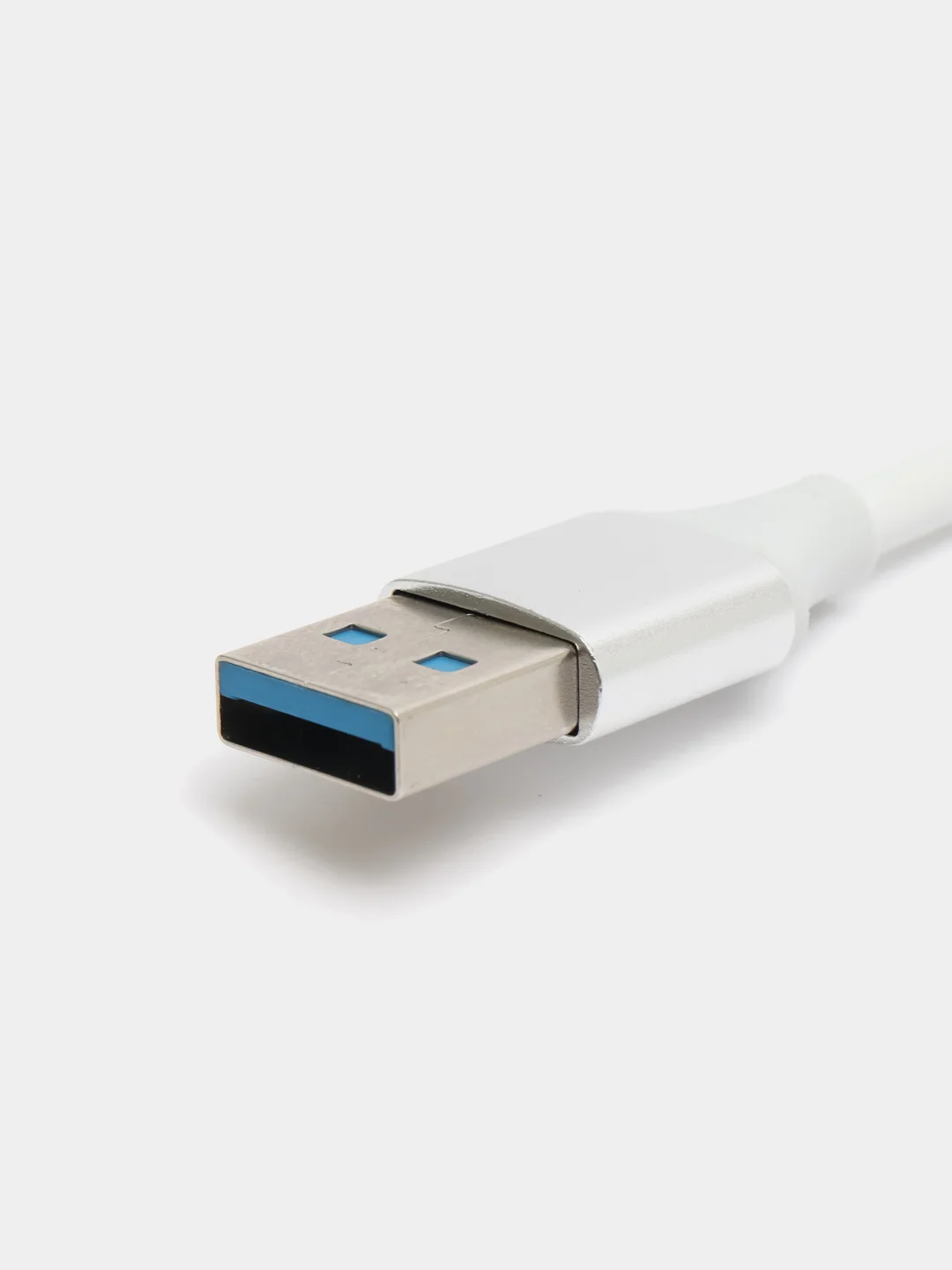 Серебряный usb хаб на 4 порта, USB 3.0 и 2.0