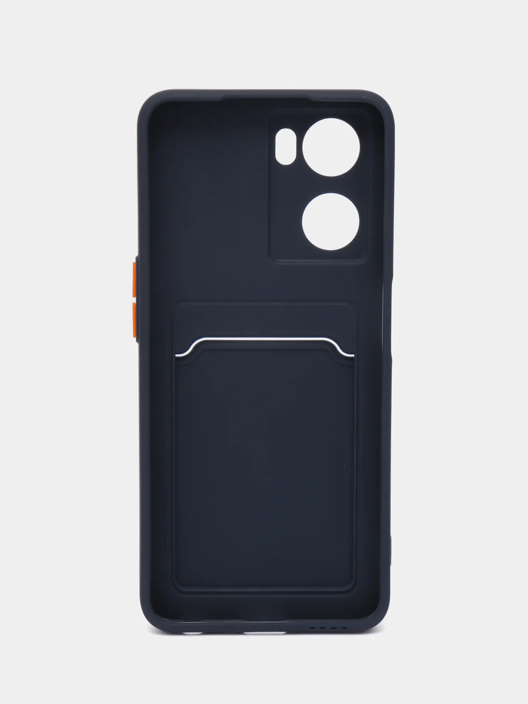 Темно-синий чехол для Oppo A57S, Oppo A77, A77S 4G (Оппо А57С, А77, А77С 4 Джи), силиконовый