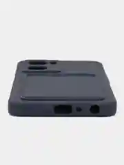 Темно-синий чехол для Oppo A57S, Oppo A77, A77S 4G (Оппо А57С, А77, А77С 4 Джи), силиконовый