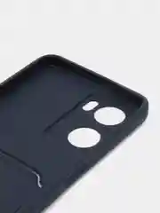 Темно-синий чехол для Oppo A57S, Oppo A77, A77S 4G (Оппо А57С, А77, А77С 4 Джи), силиконовый