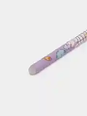 Сиреневый ручка пиши-стирай, гелевая, синяя