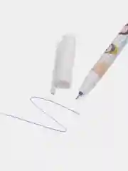 Разноцветный ручка пиши-стирай, гелевая, синяя