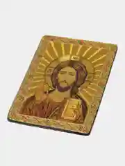 Песочный хаки магнит с иконой, 3 варианта