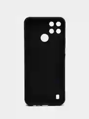 Тёмно-бирюзовый чехол для Realme C21y / C25y, с принтом, с рисунком (Реалми С21у / С25у)