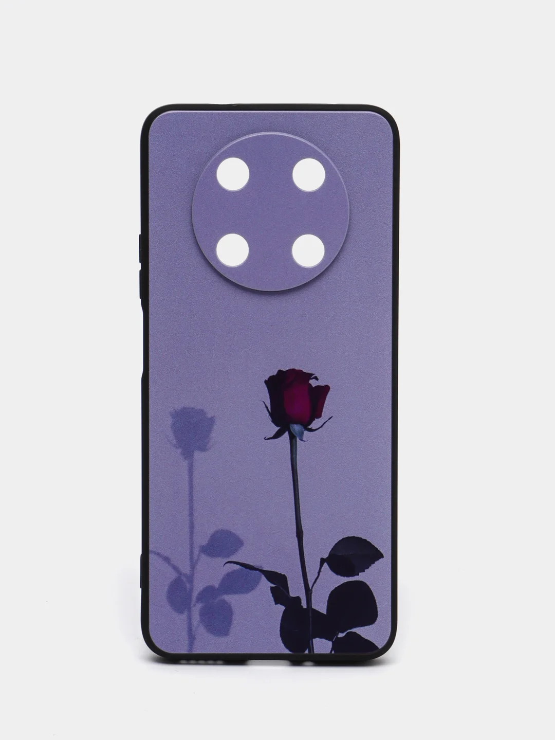 Серебряный силиконовый чехол для Huawei nova Y90, с принтом, с рисунком (Хуавей Нова У90 )