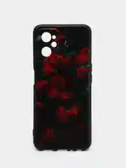 Оранжевый силиконовый чехол для Realme 9i / OPPO A96, с принтом, с рисунком (Реалми 9 ай / Оппо А96)