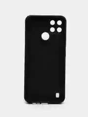Тёмно-бордовый чехол для Realme C21y / C25y, с принтом, с рисунком (Реалми С21у / С25у)