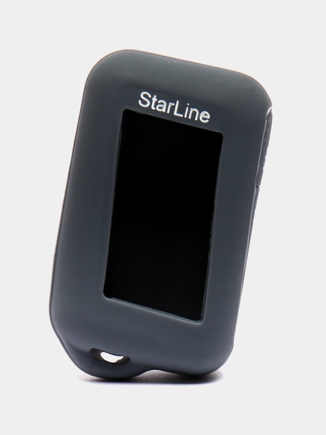 Серый чехол для брелока сигнализации Starline E90, силиконовый