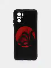 Синий меланж силиконовый чехол для Xiaomi Redmi Note 10S / Note 10 4G / Poco m5S, с рисунком, с принтом