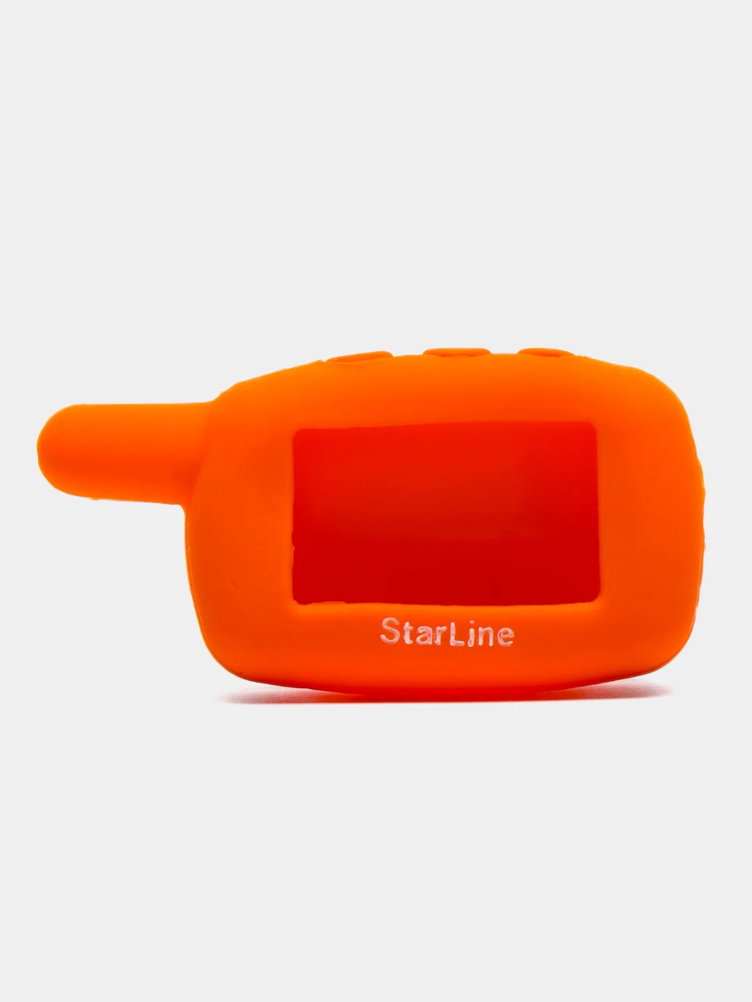 Красный чехол для брелка сигнализации Starline A9, A6, силиконовый