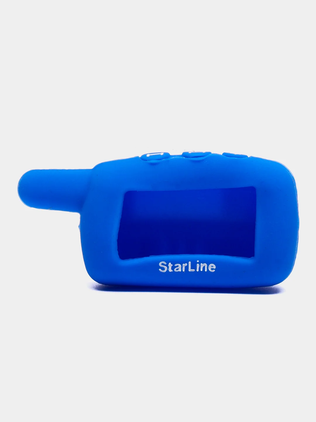 Синий чехол для брелка сигнализации Starline A9, A6, силиконовый