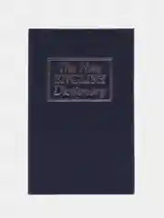 Сейф-книга BRAUBERG "Английский словарь", 54 х 115 х 180 мм, ключевой замок, темно-синий,