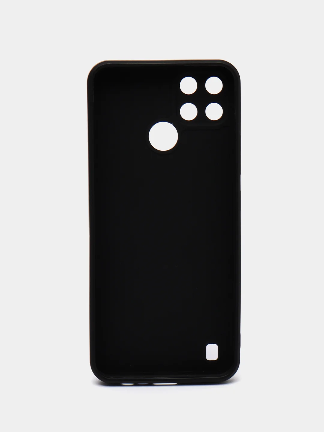Серебряный чехол для Realme C21y / C25y, с принтом, с рисунком (Реалми С21у / С25у)