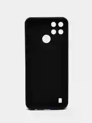 Серебряный чехол для Realme C21y / C25y, с принтом, с рисунком (Реалми С21у / С25у)