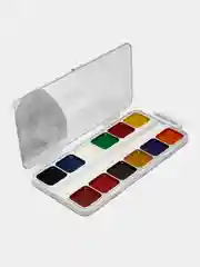 Краски акварельные для рисования Brauberg Kids, медовые, 12 цветов, квадратные кюветы