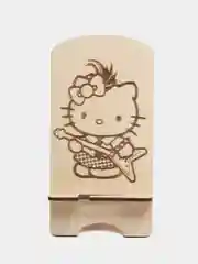 Бежевый подставка-держатель для телефона Hello Kitty (Хеллоу Китти)