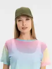 Зелёный хаки бейсболка (кепка) женская/мужская