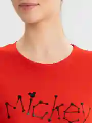Коралловый меланж футболка женская, с принтом