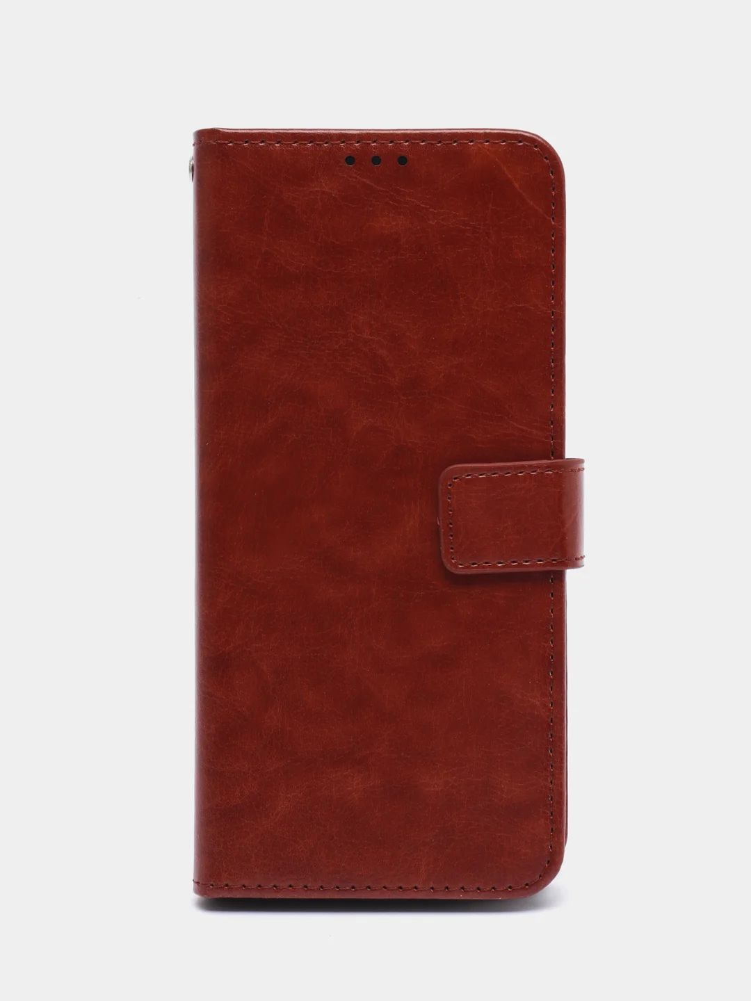 Багровый чехол-книжка с магнитной застежкой для Xiaomi Redmi Note 10 Pro / 10 Pro Max (Ноут 10 Про)