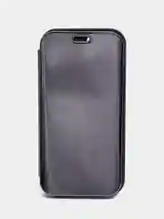 Хром чехол-книжка с прозрачным окном iPhone 7/8/SE(2020)/X/XS MAX/XR/11/11 PRO Max/12/12PRO