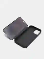 Хром чехол-книжка с прозрачным окном iPhone 7/8/SE(2020)/X/XS MAX/XR/11/11 PRO Max/12/12PRO