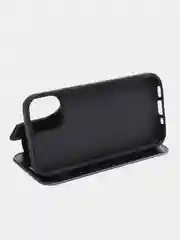 Хром чехол-книжка с прозрачным окном iPhone 7/8/SE(2020)/X/XS MAX/XR/11/11 PRO Max/12/12PRO