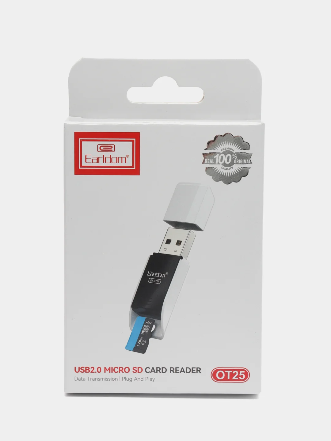 Кремовый картридер универсальный для карт Micro SD, кардридер