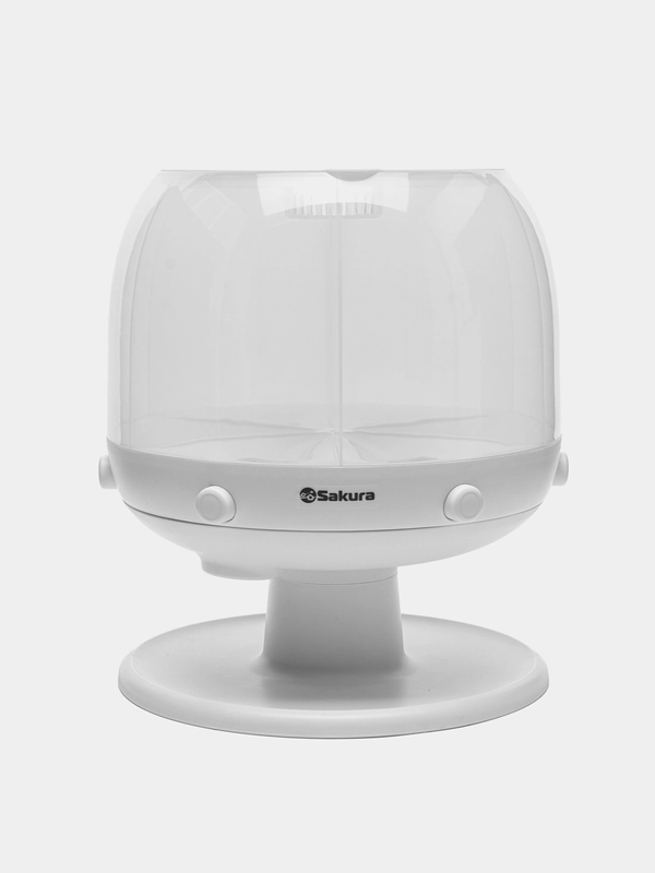 Контейнер для сыпучих продуктов, диспенсер Sakura SA-DS01, на 6 секций, вращающийся