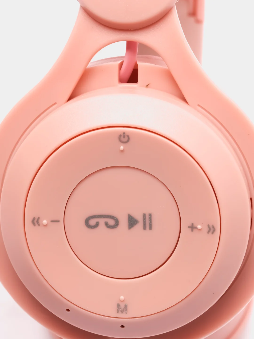 Розовый беспроводные наушники Y08 Bluetooth 5.0 с микрофоном, FM SD Mp3