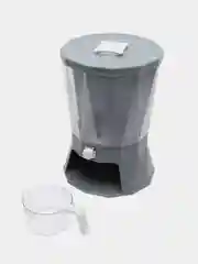 Контейнер для сыпучих продуктов, диспенсер Sakura SA-DS02 на 4 секции вращающийся