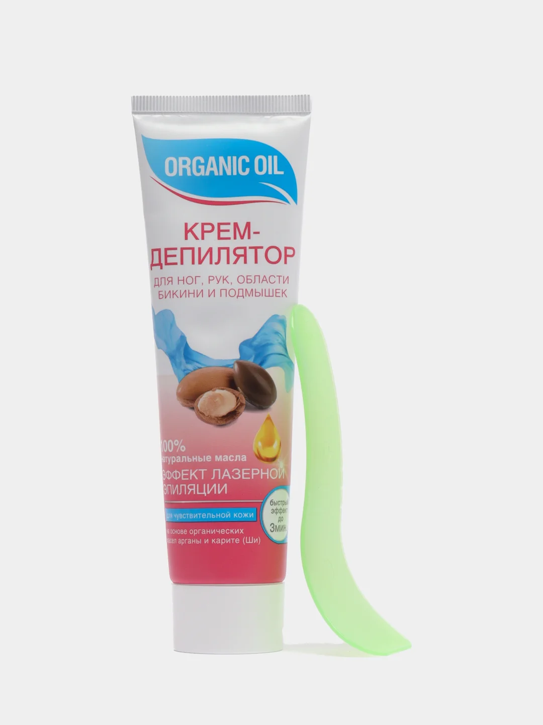 Кремдля для депиляции ног, рук, бикини и подмышек fito косметик серии ORGANIC OIL, 100мл