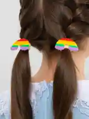 Карамельный детские резинки для волос