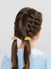 Карамельный детские резинки для волос