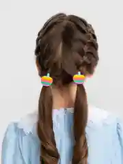Розовый детские резинки для волос