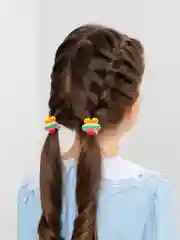 Разноцветный детские резинки для волос