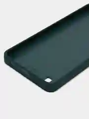Тёмно-зелёный чехол для Realme C31 (Реалми С31), пластиковый, глянцевый, под стекло