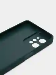 Тёмно-зелёный чехол для Realme C31 (Реалми С31), пластиковый, глянцевый, под стекло